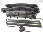 Hornby 40 Diameter Black Track 3 Rail Plus Straights And Uncouple Gauge X8155. Fixed Price $35.00.
