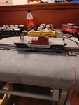 Vintage Lionel Lines Spotlight Flat Car Grave Need Of Restoration. Fixed Price $15.00.