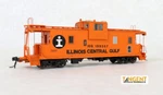 Tangent Illinois Gulf Icg Centralia Steel Wide Vision Caboose 60211 Ho. Fixed Price $119.95.