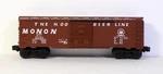 Ga Lionel #9230 Monon Boxcar - 9700 Series End Board Htf. Fixed Price $100.00.