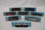 Lot Of 8 Atlas Tool Co. Inc Model Trains, Cattle Car, Box Cars + More!. Fixed Price $99.99.