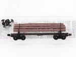 Scale Micro-trains Mtl 113020 Undecorated 40' Skeleton Log Car W/ Load #2. Fixed Price $42.95.