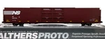 Ho Walthers Proto 920-102106 86' Double Door Hi-cube Boxcar Norfolk Southern Ns. Fixed Price $49.99.