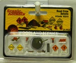 New Woodland Scenics A2213 Road Crew Details Pc. Fixed Price $18.21.