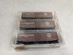 Used Micro-trains 31070 Scale 50' Standard Sd Box Car D&h 22134 (3 Pcs) Read. Fixed Price $42.24.