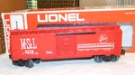 Lionel Gauge #6-9775 Minneappolis & St Louis Box Car. Fixed Price $13.99.