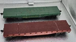 Set Of 2 Gauge Flatcars Pola Maxi 10.5" Great Northern & Cmstp Milwaukee. Fixed Price $39.99.