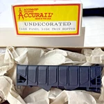 Accurail 2800 Scale Undecorated 55-TON Panel Side Twin Hopper Nib. Fixed Price $24.00.
