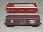 K-line O/O27 Atsf Classic Boxcar #9 San Francisco K-64239. Fixed Price $14.99.