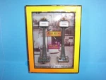 Mth Gauge Railking No. 57 Gray Diecast Corner Lamp Set 30-1068 *st. Fixed Price $20.00.