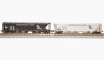 Broadway Limited N Scale Prr Class H32 5-BAY Covered Hopper 2-PACK 7259. Fixed Price $46.23.