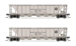 Broadway Limited N Prr H32 Gray Covered Hopper #7255 (2-PACK). Fixed Price $33.99.