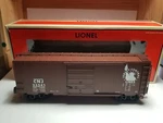 Lionel Modern Jersey Central Box Car, Scale 6-27201. Fixed Price $85.00.