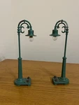 Lionel Street Lights Pair Vintage Toy Train Metal A1-93. Fixed Price $39.00.