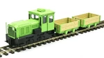 ON30/OE Aru Narrow Gauge Logging Diesel Locomotive & Open Wagon 2-CAR Brass Kit. Fixed Price $390.00.