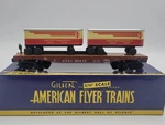 American Flyer 1919252 Santa Fe Flat Car W/piggyback Trailers Tofc #92875 - Nib. Fixed Price $49.99.