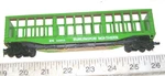 Rare Vintage Roco Ho Bn Burlington Northern Pulp Wood Rack Car, Made Austria. Fixed Price $11.95.