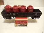 Lionel Trains Postwar 6562-1 Canister Car Mint Boxed Condition. Fixed Price $139.99.