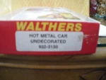 Walthers: 932-3130: Undecorated: Hot Metal Car (actual Shipping). Fixed Price $35.95.
