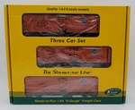 S-helper 00682 S-scale Pacific Fruit Express (pfe) Orange Reefer 3-CAR Set #1 Ln. Fixed Price $93.05.