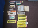 Mixed Lot Of Ho Trains, Track, And Buildings. Fixed Price $49.99.