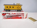 Marx Trains 7332-44 Stp&p Caboose Yellow, Brown Litho Ob Gauge X8039. Fixed Price $59.00.