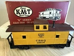 Kusan K.m.t. Gauge Series Burlington Route Caboose Original Box K-503. Fixed Price $25.64.