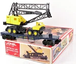 Lionel 6-9157 C&o Flat W/construction Crane 1976. Fixed Price $36.00.