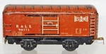 Marx 90171 B&le Bessemer Boxcar Med Brown White Lettr 6" Tinplate Solid Door T&s. Fixed Price $29.00.