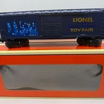 Lionel 6-19989 New York Toy Fair 2000 Boxcar 100TH Anniversary Gauge Navy Blue. Fixed Price $15.97.