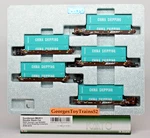 Kato #238403 Bnsf Swoosh 40' Gunderson Maxi-i Dbl Stack 5-CAR Set 106-6210 Nib. Fixed Price $150.00.