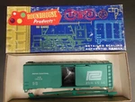 Scale Roundhouse Penn Central 104478 40' Box Car Kit. Fixed Price $26.99.