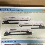 New! N-scale Mt 983-00-234 Procor 3-PACK $124.95 Make Offer Just Arrived!. Fixed Price $124.95.