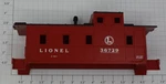 Lionel 36729-7 Lines Animated Caboose Shell. Fixed Price $20.00.