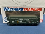 Walthers Pennsylvania Light & Power 4-BAY Offset Hopper Car 931-1659. Fixed Price $17.99.