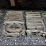 Huge Over 80 Pieces Lionel O27 Gauge Track Three-rail Curved Straight Untested. Fixed Price $79.99.