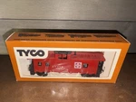 Tyco Ho Scale Model Train Santa Fe Red 40' Caboose A.t.&s.f. 7240 328J:350 W/box. Fixed Price $11.39.