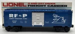 Lionel 6-9412 Gauge Richmond Fredericksburg & Potomac Boxcar Ex/box. Fixed Price $18.79.