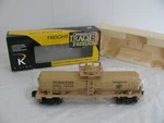 K-line Lionel Gauge Operation Iraqi Freedom Single Dome Tank Car K632-8030 Ex. Fixed Price $24.99.