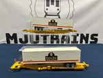 K-line Ttx #77025 All-purpouse Spine Car W/ Trailers 2-RAIL No Box. Fixed Price $39.99.