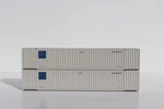 Jtc Model Trains 535039 Umxu 53' High Cube 6-42-6 Container (pack Of 2). Fixed Price $19.99.
