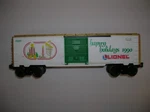 Lionel 1990 Happy Holidays Box Car , Used No Lot # 16737. Fixed Price $20.00.