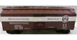 Williams Pennsylvania Merchandise Service Boxcar! Gauge Freight Prr. Fixed Price $24.99.