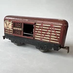 Marx Union Pacific 59 Cattle Stock Car Brown Tinplate Litho Trains. Fixed Price $29.99.
