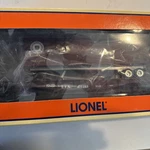 Lionel Gauge Flat Car With Trailer Pennsylvania Metal Brake Wheel Diecast.. Fixed Price $40.00.