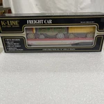 K-line K-69003 Circus Transport Classic Flatcar With 2 Cars Vintage Og Bx. Fixed Price $40.00.