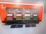 Lionel 6-26232 Comm. Martin Guitar Lumber Load Flatcar Metal Trks Factory Sealed. Fixed Price $34.99.