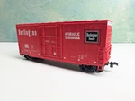 Bachmann Ho Scale 40' Hi-cube Box Car Burlington Cb&q #19820 Read. Fixed Price $5.90.