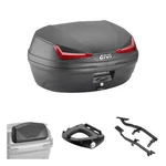 Givi E455 Simply Black Red Top Case Kit For Yamaha 700 Xtz Tenere 2019-2024. Fixed Price $389.07.