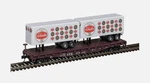 Atlas (n) 50 006 515 Schaeffer/ttx Flat Car With 24FT Trailers - New. Fixed Price $30.95.